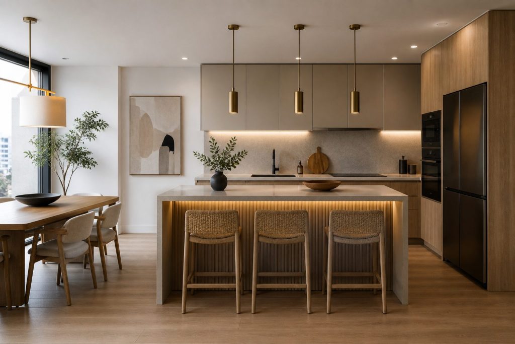 Cocinas y zonas sociales